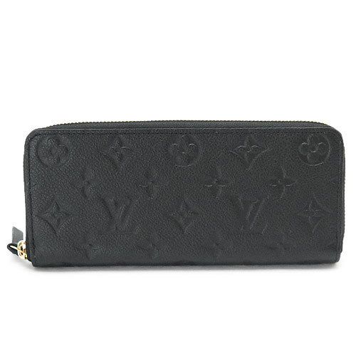 Louis Vuitton Clemence Wallet Monogram Empreinte Black